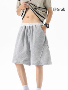 Grace Rub | Retro Color Blocking Spliced Shorts for Sports
