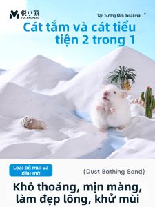 YUEXIAOMENG | Cát Khử Mùi Cho Chinchilla Tắm và Vệ Sinh