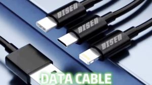 BISEN G-252 2.4A Fast Charging Data Transfer Cable w/ 1 Meter Wire for Micro /for iPh/Type-C