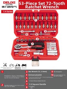 DELIXI Electric | Car Repair Tool Kit 150 Pieces