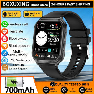 2026 New Smart Watch Men Women 700mAh 24-hour Health Monitor 100+Sports Fitness GPS Track Watches Bluetooth Call Smartwatch Man