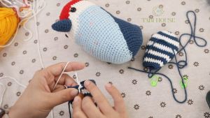 Chim Gõ Kiến móc len Handmade - quà tặng dễ thương