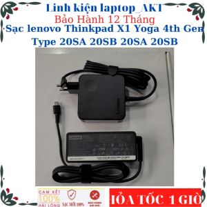 Sạc laptop lenovo Thinkpad X1 Yoga 4th Gen Type 20SA 20SB 20SA 20SB- Sạc Lenovo 20V-3.25A-65W Type C