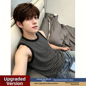 American Style Stripe Casual Vest