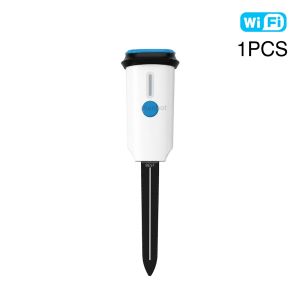 Manhot WIFI Soil Sensor Moisture Temperature And Humidity Detection Outdoor Waterproof Work with Tuya Smart Life Remote Control