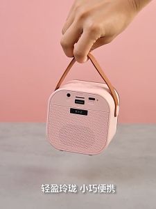 Mini Karaoke Set Speaker Bluetooth K12 LED Karaoke Super BASS Mic Microphone Wireless 1&2