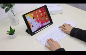 SAMSUNG TAB A9 LTE/WIFI 8.7 BOOK COVER KEYBOARD LAMPU BACKLIGHT WIRELESS