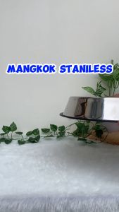 Mangkok Stainless Dengan Alas Karet - Wadah/Tempat Makan Kucing Anjing Hewan Mangkuk Murah Tempat Pakan Minum - Pet Bowl Anti Karat - Mangkuk Stainless Steel Anjing Kucing Anti Slip Anti Semut Selip Pet Bowl Aksesoris Hewan - Lazada