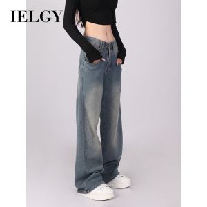 IELGY Wide-Leg Pants Women Popular Korean Version Fashionable All-Match Pants