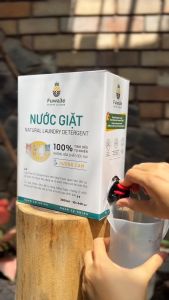 Nước giặt bạc hà Fuwa3e 4L nước giặt sinh học nước giặt cho lụa gấm giặt đồ vải cho em bé  - Fuwa3E official store