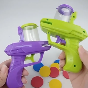 【Local Seller】Carrot Gun Flying Disc Launcher Soft EVA Disc Launcher Disc Gun Outdoor Shooter Gun Toys Interactive Toys
