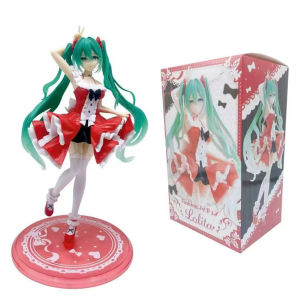Bandai | Hatsune Miku Anime Figure Toys Cute Anime MIKU Standing Position PVC Action Figurine Kawaii Cartoon Model Doll Birthday Gift Kid
