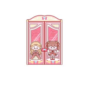 HSHOP MOMO Princess Dress-Up Wardrobe Creative DIY Book for Kids SZ286