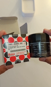 Original Daihatsu Denso Engine Oil Filter For Toyota Avanza F653 / F654 / F850 Perodua Aruz (15601-BZ030-001)