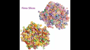 Fimo Slices / slice / finger nail decoration / slimes slime art crafts craft slime DIY 1000pcs