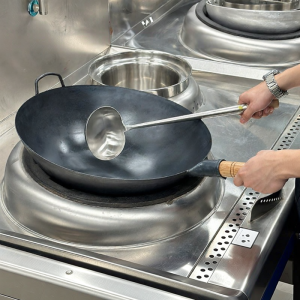 BANSU | Hand-forged Single Handle Eared Wok Commercial Kitchen Use