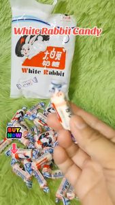 Camilan Candy Impor Shanghai Permen Susu Krim Kelinci Putih / White Rabbit 150 Gr Non Halal Creamy Choco Creamy Red Bean Matcha Ice Cream Tiramisu Big Candy Creamy