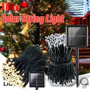 100/200LED Solar String Light Solar Fairy String Lights String Lights Christmas Lanterns Outdoor Waterproof Festival Decor