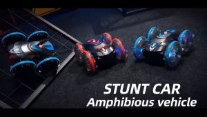 Local Delivery: Waterproof 2.4 GHz Remote Control Ship for Kids & Amphibious RC Vehicle