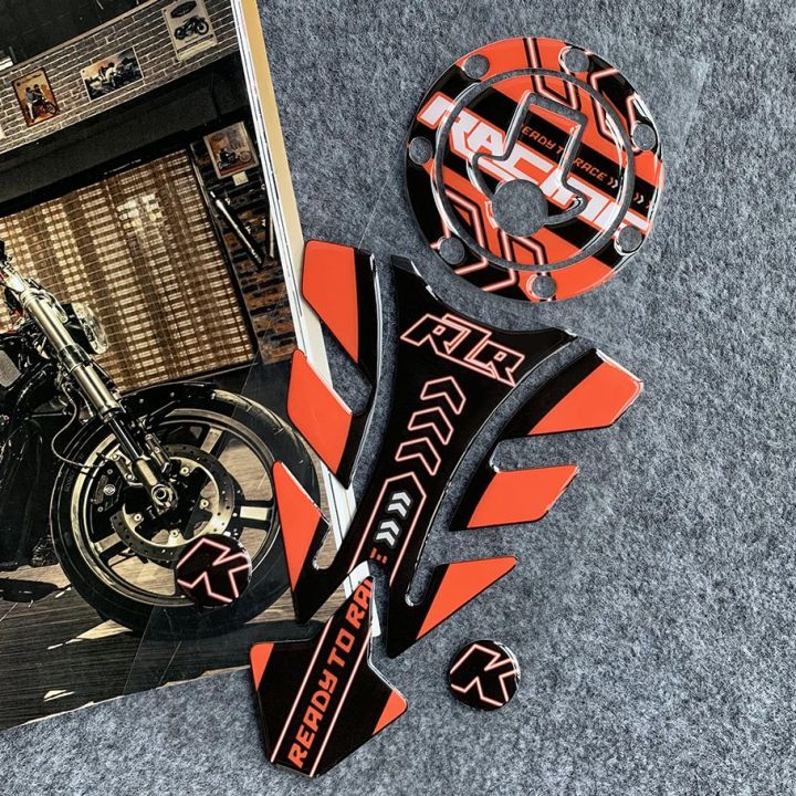 KTM Motorcycle Tank Cap Sticker Gas Cover Protection Carbon Fiber