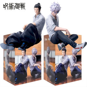 Bandai | Anime JJK figure Geto Suguru Gojo Satoru action figure sitting pose model Doll geto gojo figurine collection toys Christmas gift
