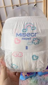 MISECR 16 ชิ้น ผ้าอ้อมเด็ก กางเกง แบบเทป Size M-XXL Baby Diapers Pants นุ่ม บางเบา ใส่สบาย