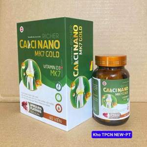 Viên uống tăng chiều cao CALCIUM NANO bổ sung CanxiTảo Xoắngiúp tăng chiều cao từ 6-25 tuổi(60v/h)