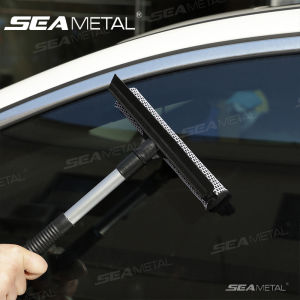 Seamital cửa sổ xe hơi bàn chải làm sạch gương kính bụi hình chữ T gạt nước hai mặt cọ bọt biển phòng tắm nhà bếp dụng cụ làm sạch