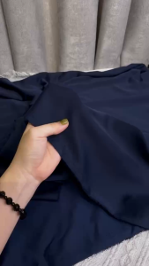 VẢI SATIN NỀN DÀY MÀU XANH ĐEN | KHỔ 1M5 | VẢI NHÀ PHẠM