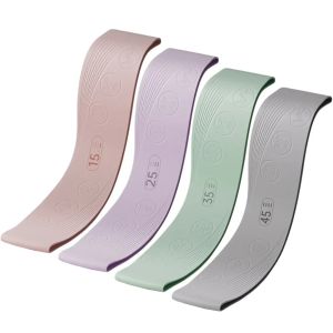 Bộ Dây Kháng Lực Silicon 4 Mức Độ Dành Cho Tập Luyện Tại Nhà Yoga - Dây Tập Luyện Vòng Tròn Cho Tập Luyện Sức Mạnh Eo Chân Tay Hông