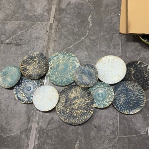3D nội thất hiện đại trang trí kim loại nghệ thuật trang trí tường tường phòng khách trang trí tường