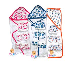 New set! 4in1 Baby Hoodie Blanket Cotton 100% Highway Quality
