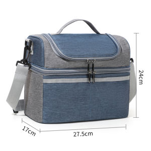 Lunch Box for Men Outdoor Heavy Duty Lunch Bag Work Leakproof Insulated Durable Thermal Cooler Bag Meal Camping Picnic
