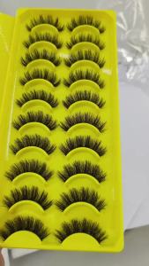 HBZGTLAD 20 Pairs Eyelashes Long Lasting Fluffy Mink Lashes Faux Mink EyelashesDramatic Volume lashes Extension Thick Long