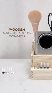 [Vainpot-SG] Wooden Nail Drill and Tool Organizer