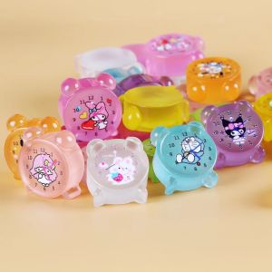 Glowing DIY 520 Festival Simulation Small Alarm Clock Cartoon Cute Handmade Figurine Tabletop Childrens Toy Small Gift