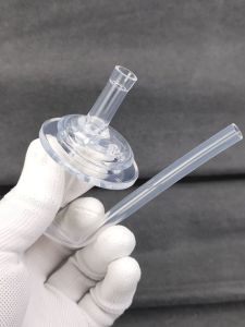 Baby Bottle to Straw Cup Adapter Wide Mouth Silicone Nipple Fast Flow Direct through Water Drinking Straw Head Conversion Accessory