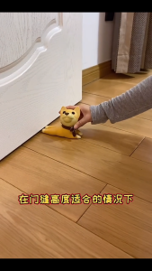 Cartoon Animal Cute Home Safety Plastic Door Stopper Creative No-Drill Door Stop Door Handle Door Plug