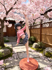 Bandai | Lolicon Leg-lifting Kisaki Anime Game Peripheral Models Trendy Toys Anime Figurines Table Decorations and Birthday Gifts