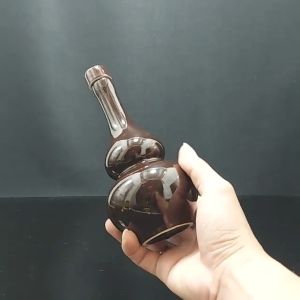 Nậm Rượu Hồ Lô Bát Tràng 350ML gốm men sứ cao cấp màu nâu đỏ - Nậm Đựng Rượu Đẹp cho giới sành tửu chất lượng đảm bảo Bình Đựng Rượu Hồ Lô (L6)