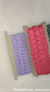 RENDA Bunga Gold Silver -+5cm emas abu abu bukan renda rajut bordir renda satin per meter