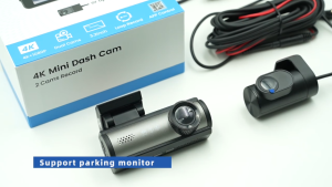 Camera hành trình 3Life Driving Recorder 4K+1080P HD góc rộng kết nối Wifi giám sát đỗ xe định vị GPS theo dõi hành trình lái xe