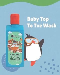 Birth Beyond Sabun Mandi Cair Bayi Lembut Baby Mild Gentle Cleanser Top to Toe Wash Bath