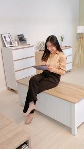 Cubic Bangku Storage Serbaguna / Kursi Panjang / GENIO BENCH 120