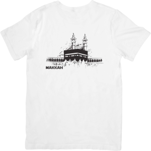 Kaos Souvenir Haji 2025 Cotton Knitto – T-Shirt Islami DTF Printing Pria & Wanita