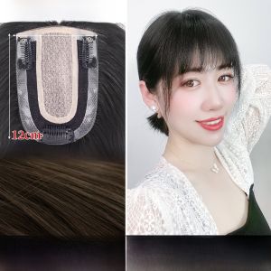 Defancy | Lightweight Breathable Natural Looking Hair Extension Pieces For Women Needle Delivery Full Head Of Hair Long Straight Hair