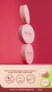 HANASUI Perfect Fit Powder Foundation | Bedak Padat | Soft Matte Natural Finish