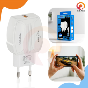 [RO ACC] NANVAN NVN-T65 65W CHARGER TYPE C / MICRO USB PENGISIAN DAYA CEPAT FOR SMARTPHONE UNIVERSAL