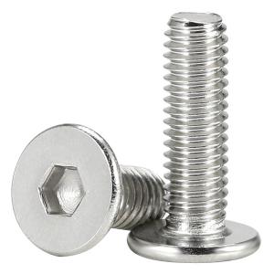 POWER&STRONG | 304 Stainless Steel Flat Head Hex Socket Screw