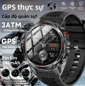 Đồng Hồ Thông Minh T-Rex 3 Dành Cho Nam Pin 540mAh GPS La Bàn Áp Kế Chống Nước Theo Dõi Nhịp Tim Theo Dõi Giấc Ngủ